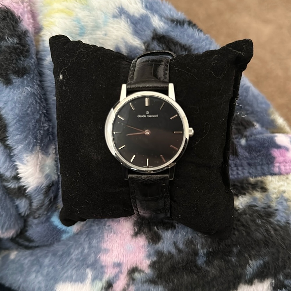 CLAUDE BERNARD CLASSIC ANALOG BLACK DIAL WOMEN'S WATCH